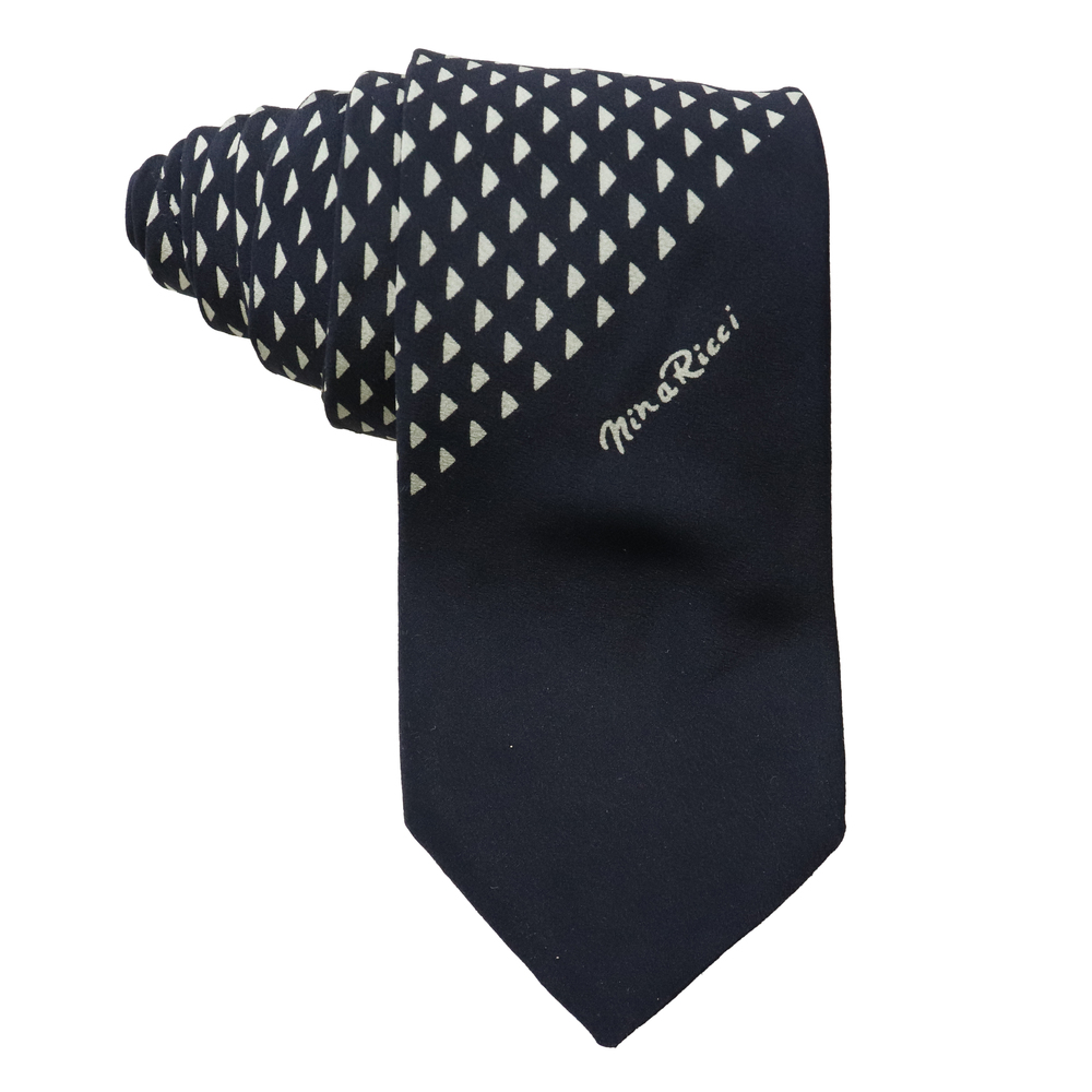 Vintage Nina Ricci Triangle Print Tie Size One Size
